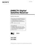 Sony SAT-A50 User's Manual