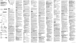 Sony RDP-CA2 Operating Instructions