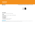 Sony RDP-CA2 Marketing Specifications
