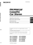 Sony R XR-4200R User's Manual