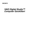 Sony PCV-RX640 Quick Start Manual