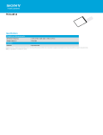 Sony PCK-LM14 Marketing Specifications