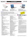 Sony PCG-Z1WAMP3 Marketing Specifications