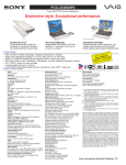 Sony PCG-Z1WAMP2 Marketing Specifications