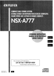 Sony NSX-A777 User's Manual