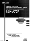 Sony NSX-A707 User's Manual