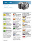 Sony MVC-CD250 Marketing Specifications