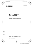 Sony MVC-CD200 Instruction Guide