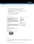Sony MPK-THGB Marketing Specifications
