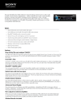 Sony MEX-DV1700U Marketing Specifications
