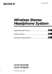 Sony MDR-RF920RK User's Manual