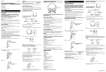 Sony MDR NC6 User's Manual