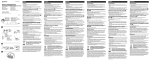 Sony MDR-AS30G User's Manual