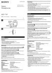 Sony MDR-770LP User's Manual