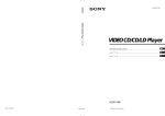 Sony MDP-V9K User's Manual