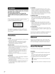 Sony MCE-F88K User's Manual