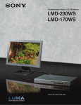 Sony LMD-170WS User's Manual