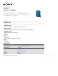 Sony LCS-TWP Marketing Specifications