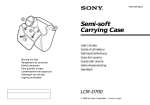 Sony LCM-D700 User's Manual