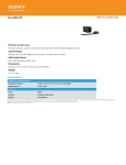 Sony LCJ-RXC Marketing Specifications