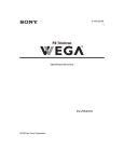 Sony KV-27FA210 User's Manual