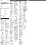 Sony ICF-SW40 User's Manual