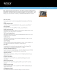 Sony ICF-CS15iPSIL Marketing Specifications