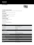 Sony ICF-CS10iPWHT Marketing Specifications