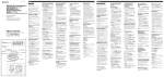 Sony ICF-C723 User's Manual