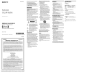 Sony ICF-C705 Operating Instructions