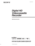 Sony HVR-M15N User's Manual