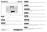 Sony HVL-RL1 Cautions