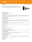 Sony HVL-F43M Marketing Specifications