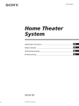 Sony HT-K170 User's Manual