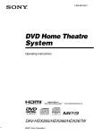 Sony HDX266/HDX267W User's Manual