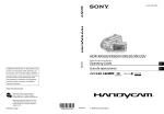 Sony HDR-XR500V Operating Guide