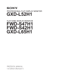 Sony FWD-S47H1 Protocol Manual