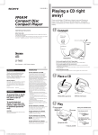 Sony D-T405 User's Manual
