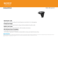 Sony ECM-XYST1M Marketing Specifications