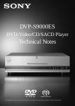 Sony DVP S9000ES User's Manual