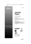 Sony DVP-NS90V User's Manual