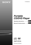 Sony DVP-FX74 User's Manual