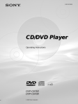 Sony DVP-C675D User's Manual