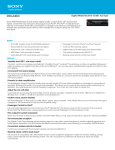 Sony DSX-A40UI Marketing Specifications