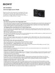 Sony DSC-WX300/B Marketing Specifications