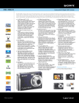 Sony DSC-W90/B Marketing Specifications