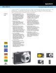 Sony DSC-W70/B Marketing Specifications