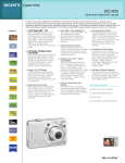 Sony DSC-W55 Marketing Specifications