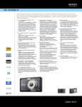 Sony DSC-W310 Marketing Specifications