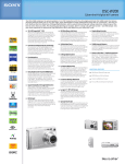 Sony DSC-W200 Marketing Specifications